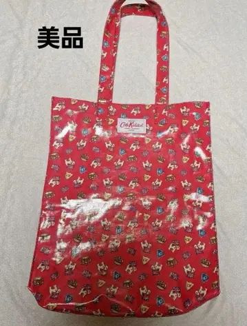 가격 인하 새상품급 Cath Kidston 강아지 패턴 토트백