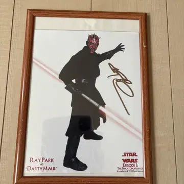 스타 워즈 RAY PARK 사인 포함 포트레이트