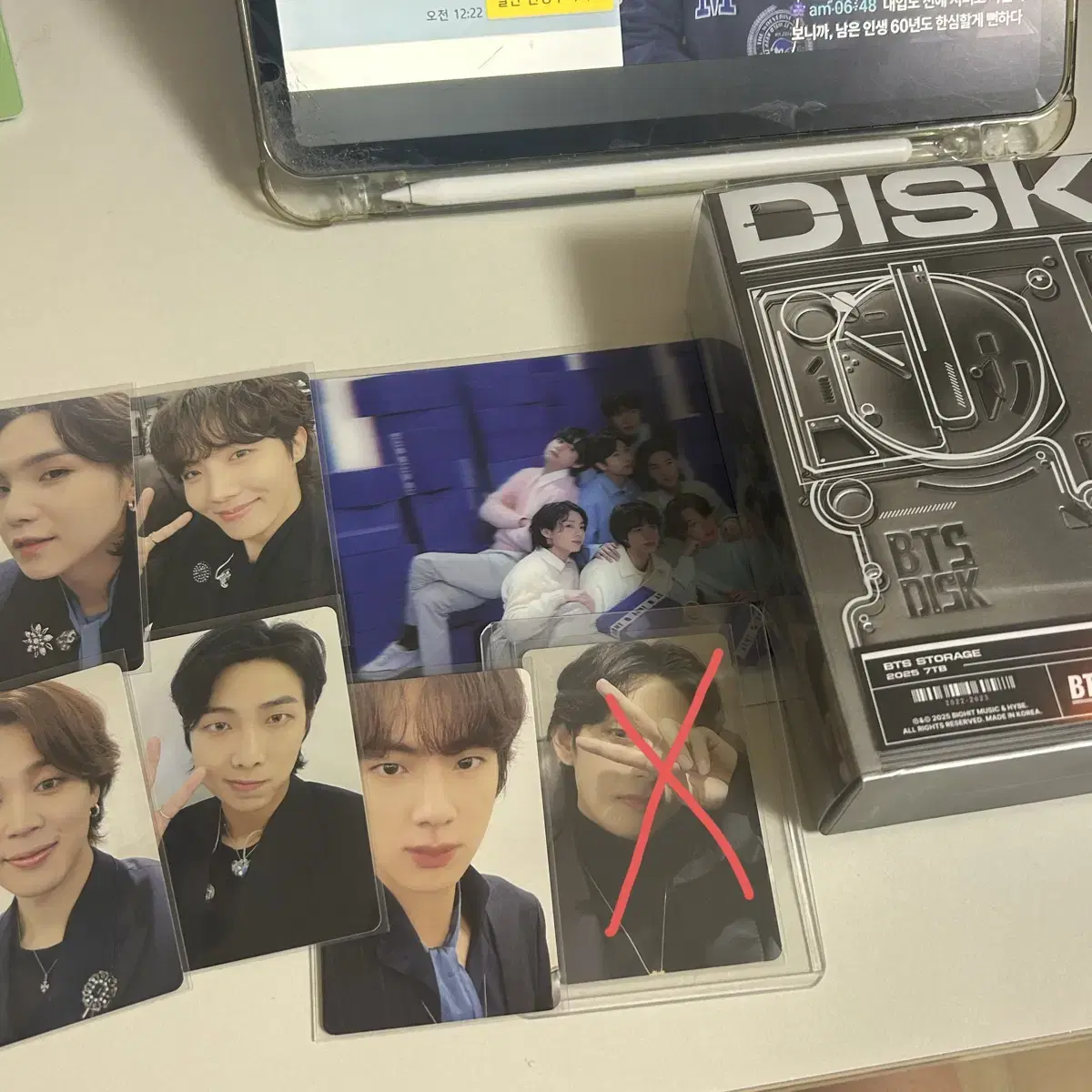 방탄 7 moments 메모리즈 앨범 포카 특전 양도