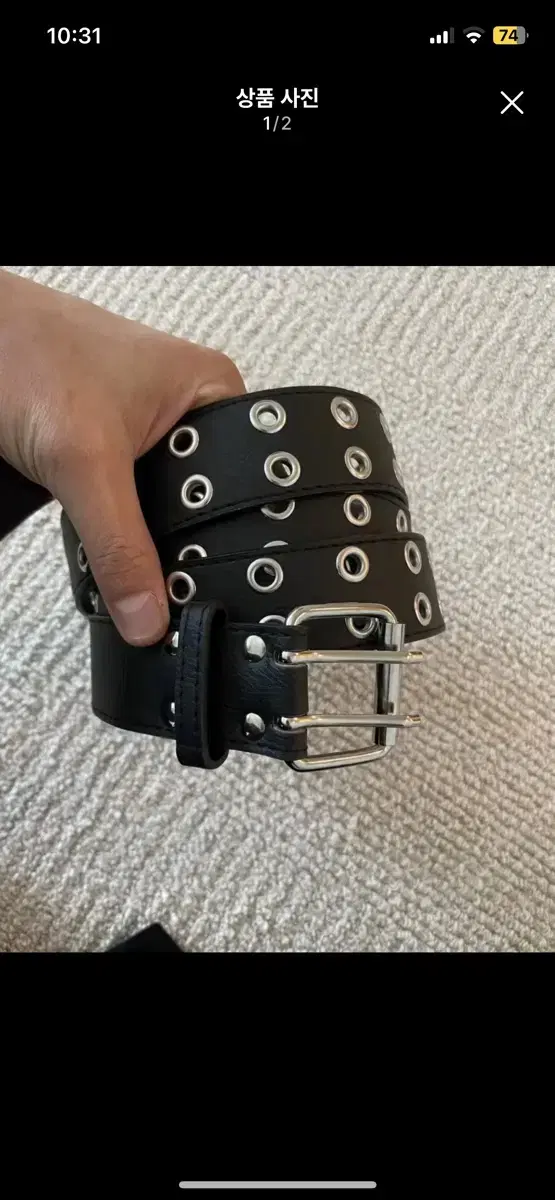Long Double Eyelet Belt Punching Belt Long Length