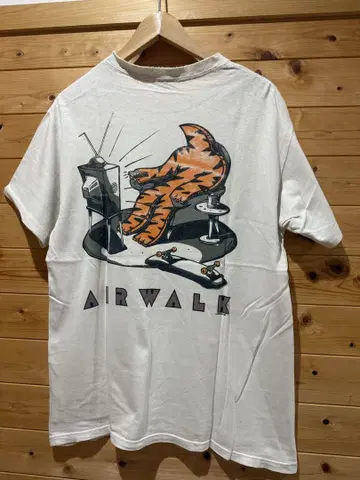 AIRWALK 에어워크 귀중한 레어 빈티지 티셔츠 올드 스케이트