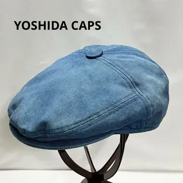 YOSHIDA CAPS 요시다 캡스 네이비 나염 헌팅 블루