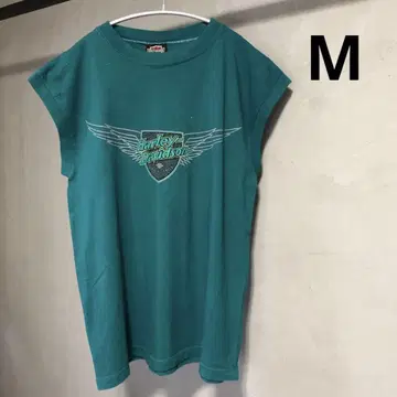 90~00년대 Harley Davidson 슬리브리스 T  패턴 USA제
