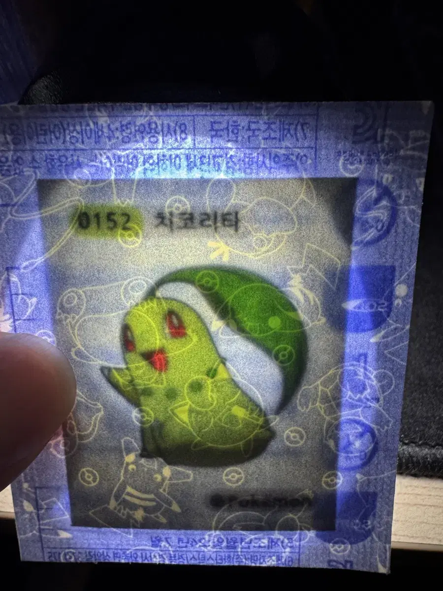 포켓몬 띠부씰 시즌3 0152 치코리타 미개봉