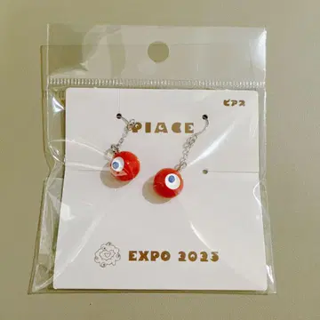 오사카 간사이 만박 한정판 expo 2025 코미야쿠 귀걸이 미야쿠미야쿠