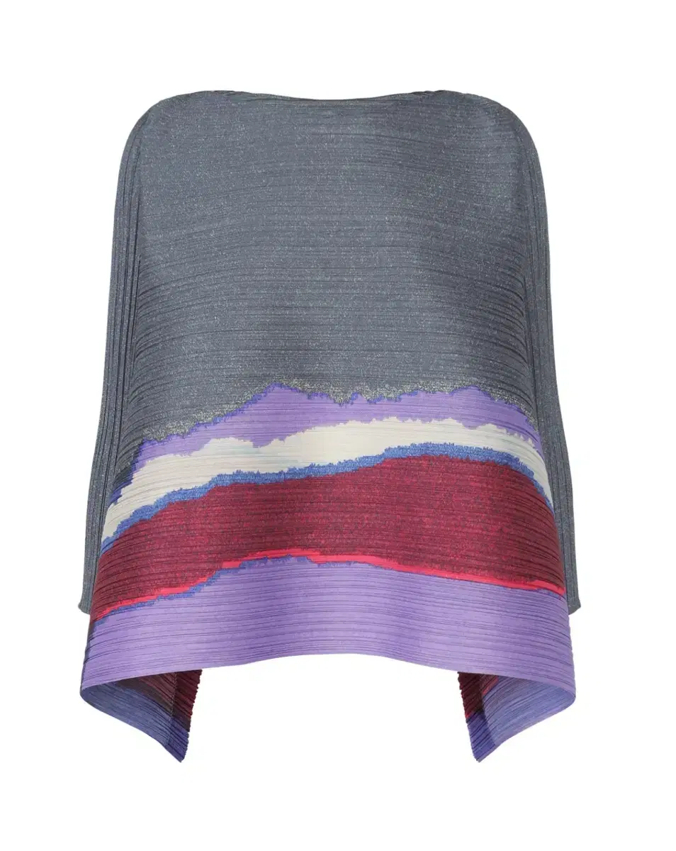 Pleats Please May Grainy Color Bounce Top