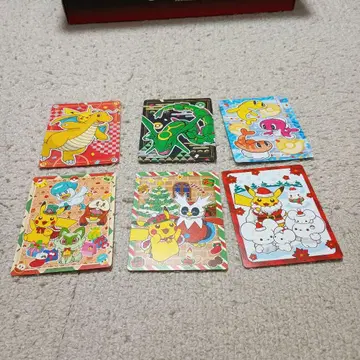 포켓몬 센터 키라키라 겨울방학 시즌 카드 6장 컴플리트