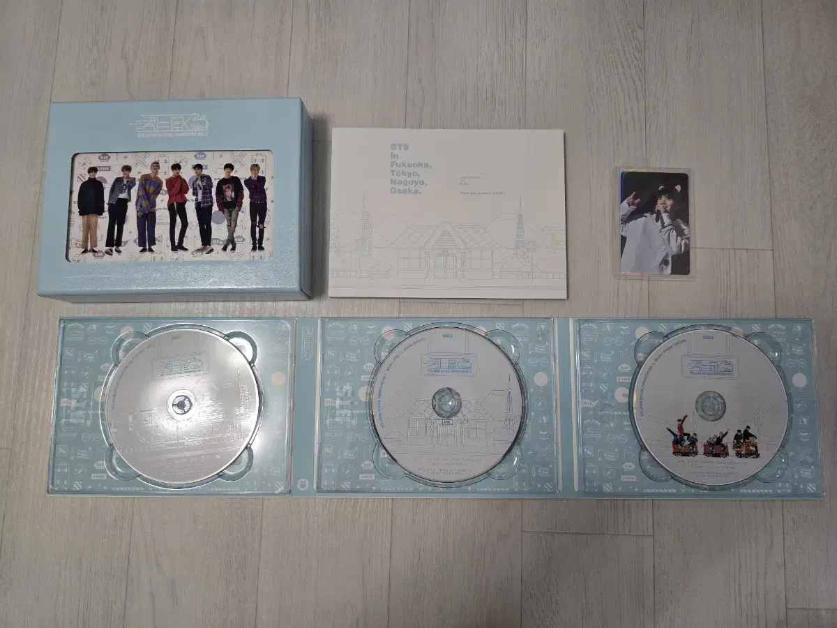 방탄소년단 bts 일본 키미니토도쿠 머스터 3기 디비디 dvd 윤기 포카