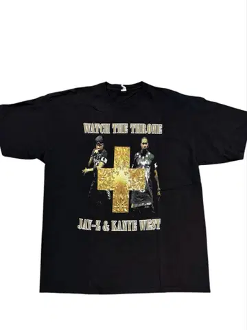 XL Jay-Z Kanye West 티셔츠 Y2K