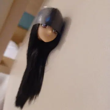 커스텀 인형 머리 블랙 헤어 인형 헤드!
