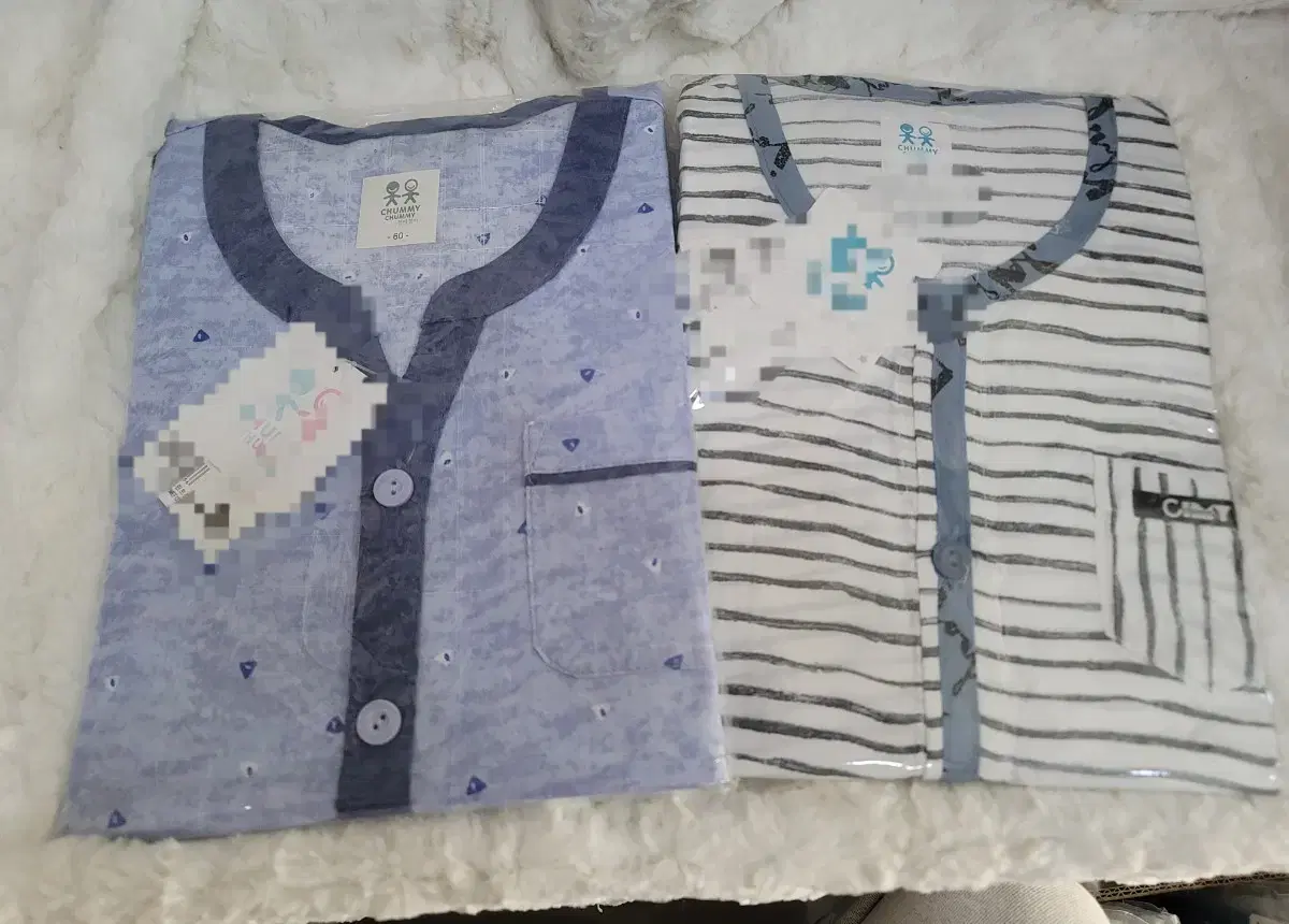 Cheomicheomi Short-Sleeve Pajama Set for Boys, Size 60, 2 Sets Total, New Product, Includes Shipping