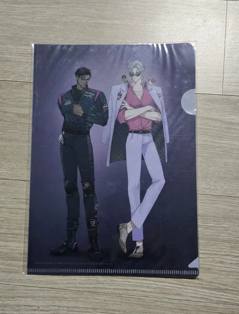 S&Car Smyrna&Capri Another Pink Clear File Postcard Set