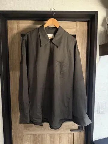 stein 오버사이즈 지퍼 셔츠 재킷 L