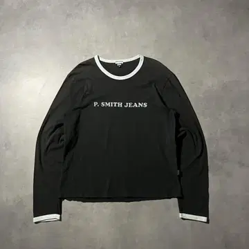 00s 폴 스미스 아카이브 y2k 로고 티 롱 T