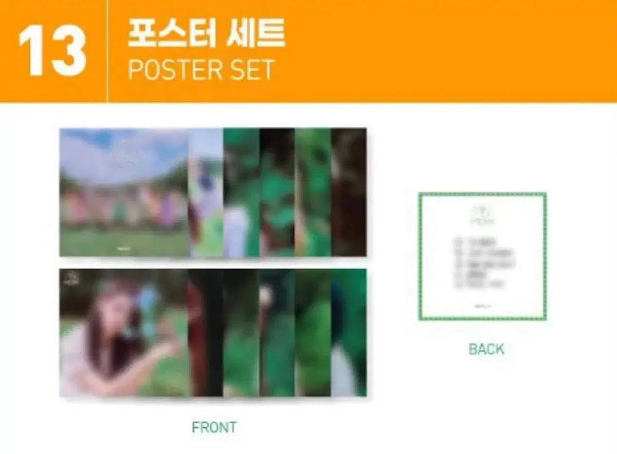Loona concept zone poster set for sell (sealed)