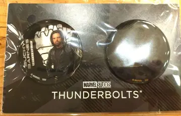 MARVEL 썬더볼츠* 해피 복권 버키 캔뱃지 세트