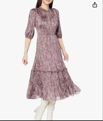 [ 9/6까지의 한정 가격 ] snidel 플리츠 티어드 원피스