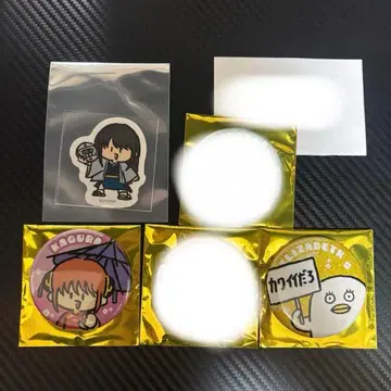 은혼 와루도 미니 캐릭터 캔뱃지 스티커 씰 저스타 웨이 미니게임