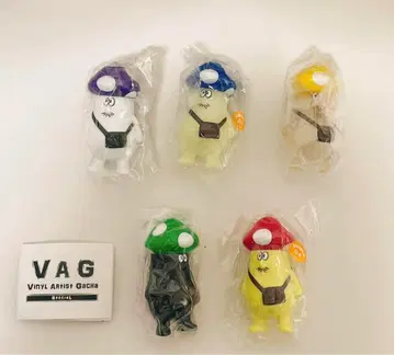 VAG SP 이소베얀 신색 가챠 소프트 비닐 피규어 전 5종 컴플리트