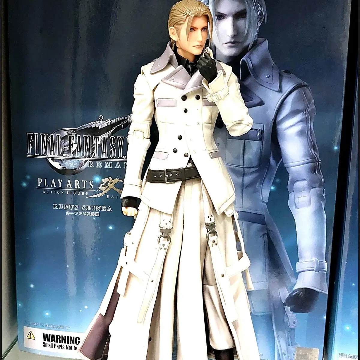 Final Fantasy VII Remake Rufus Shinra Play Arts Kai Action Figure USA IN STOCK