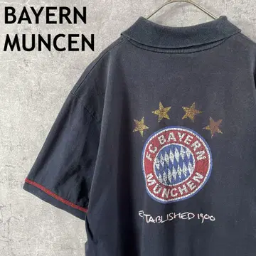BAYERN MUNCHEN 피케 셔츠 반팔 축구 독일 M 남성용