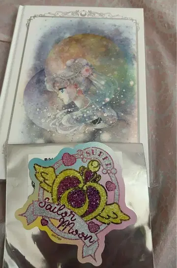 세일러문 뮤지엄 노트 스티커 세일러문 무라카미 나오코