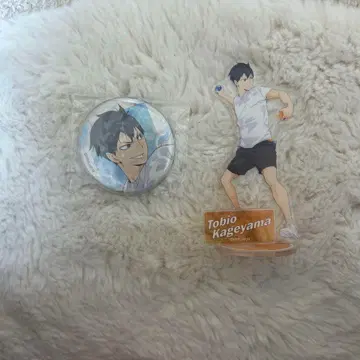 카게야마 토비오 물놀이 캔뱃지 아크릴 스탠드 세트