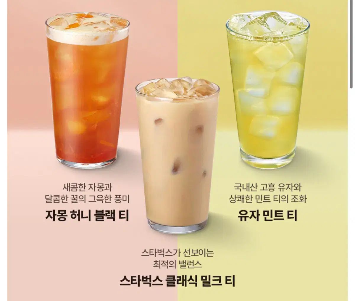 스타벅스 음료3종 1+1 (BOGO, 보고) 쿠폰 2000원