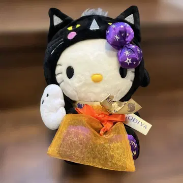 헬로키티 할로윈 한정판 봉제 인형 GODIVA 고디바 2018 인형