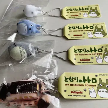 이웃집 토토로 플로킹 키체인 마스코트 키링