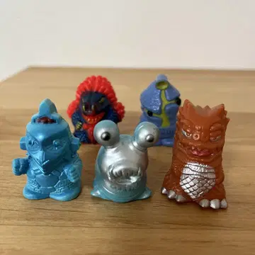 울트라맨 시리즈 괴수 피규어(손가락 인형) 5개 세트