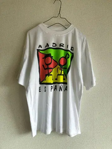 90s 프린트 티셔츠 스페인 마드리드 빈티지