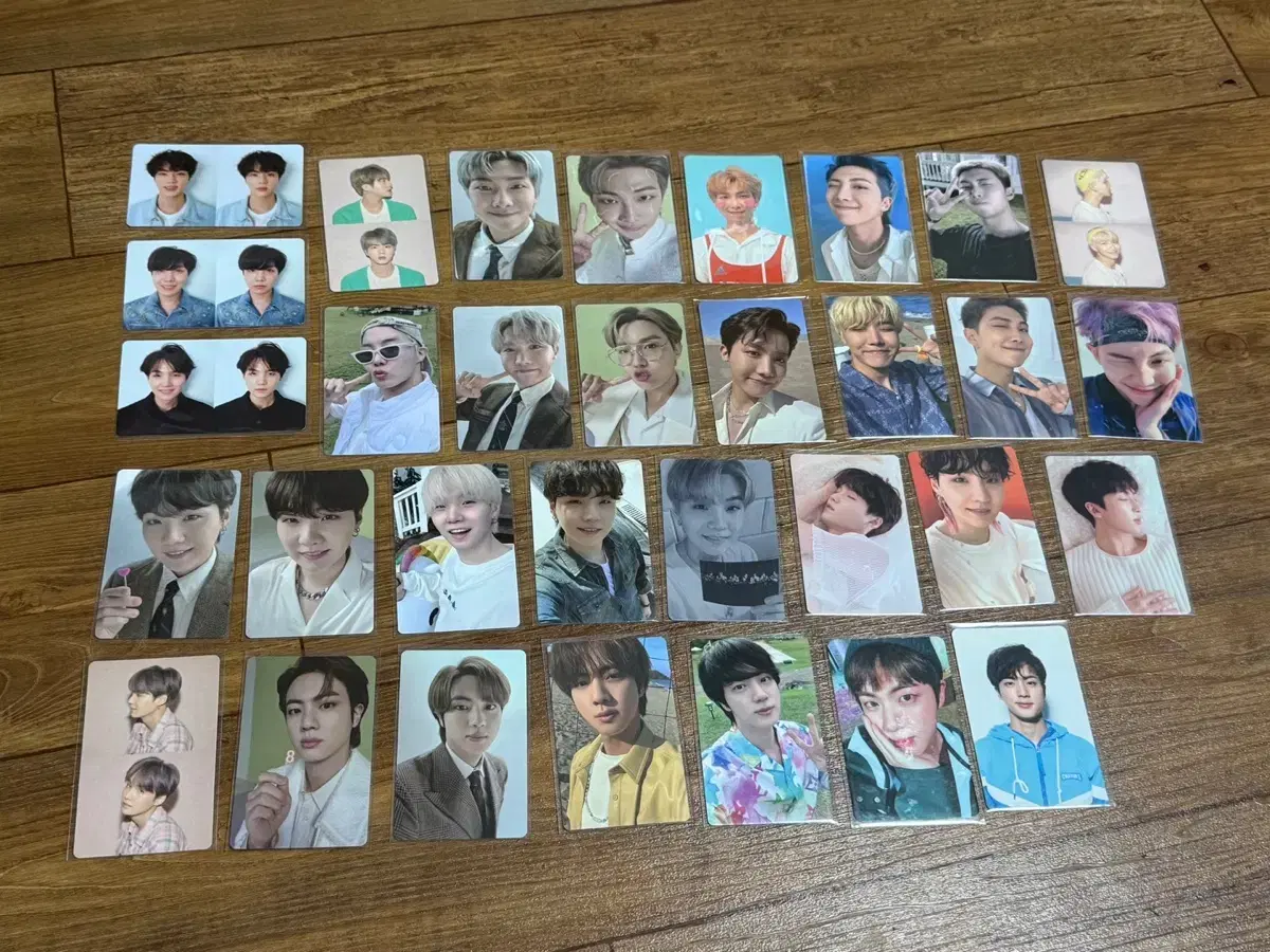방탄소년단 호석 석진 남준 윤기 포카