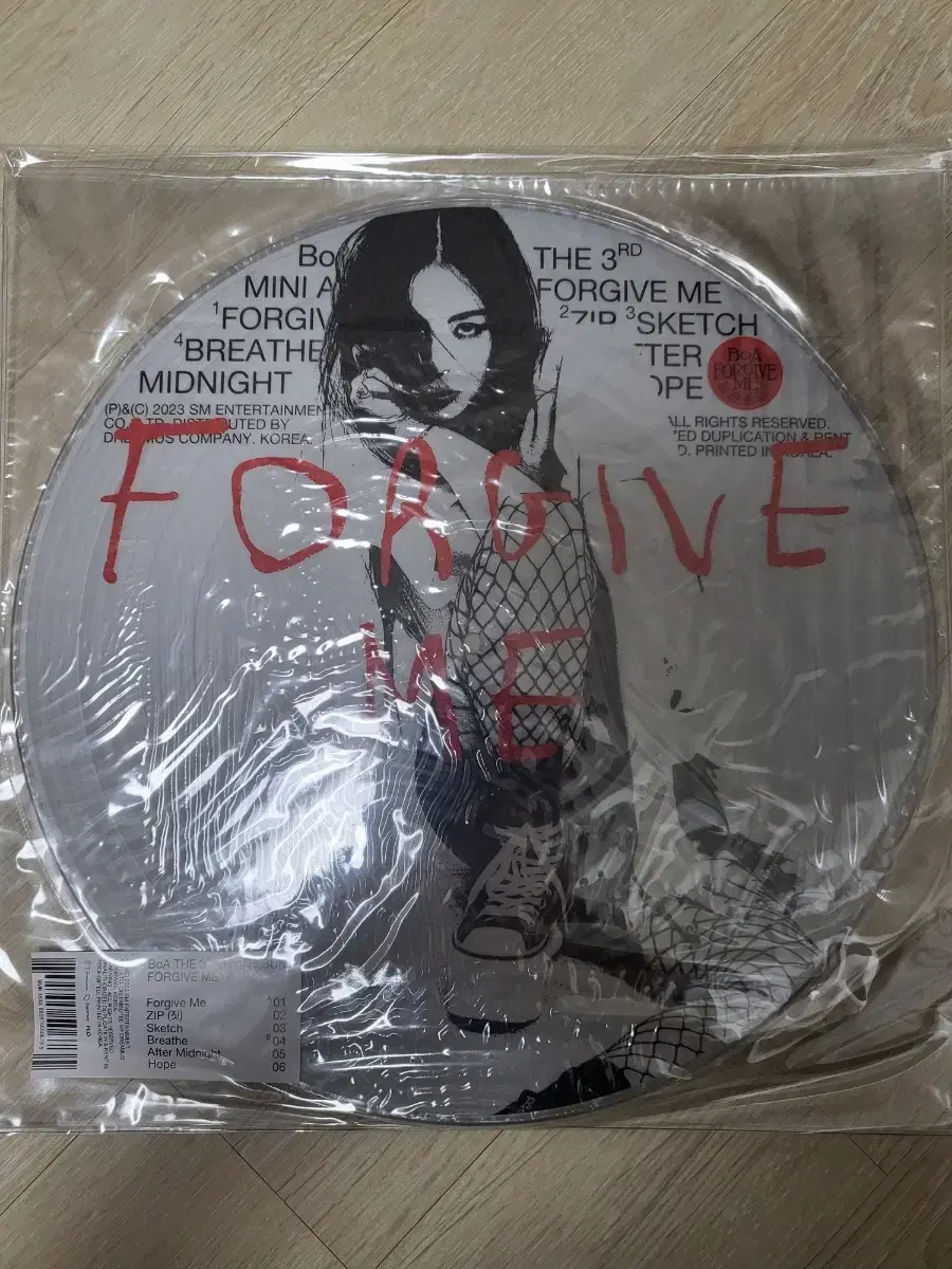 (미개봉) 보아 forgive me LP 팝니다