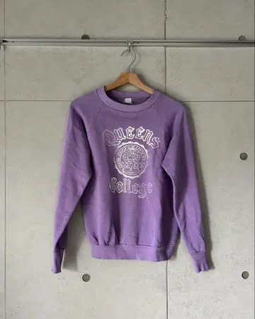 70s healthknit 헬스니트 칼리지 프린트 맨투맨