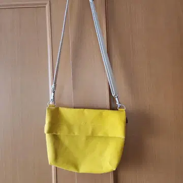 히노모토 캔버스 숄더백 노랑