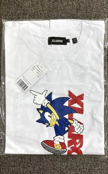<X-LARGE 엑스라지> 소닉 반팔 티셔츠 L 사이즈