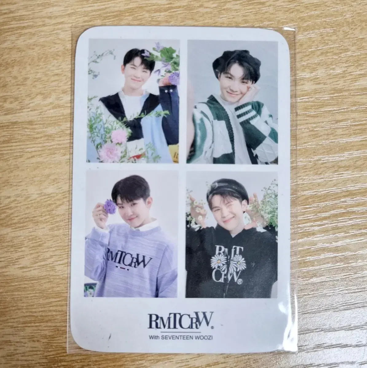 Seventeen woozi Romantic Crown Pre-order Benefit poca