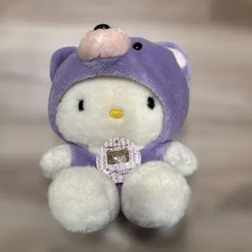 새상품급 지역 한정 키티 봉제 인형 홋카이도 라벤더
