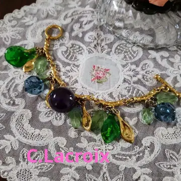C.Lacroix 팔찌 참 빈티지 골드 레어