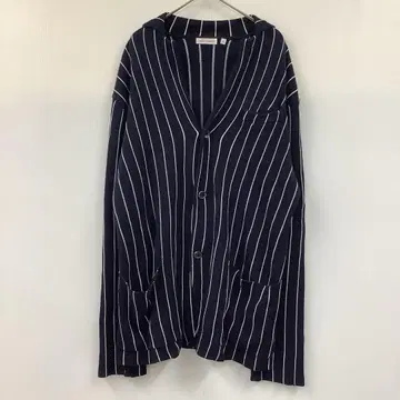 DRESSTERIOR 드레스테리아 스트라이프 가디건 네이비 남성용
