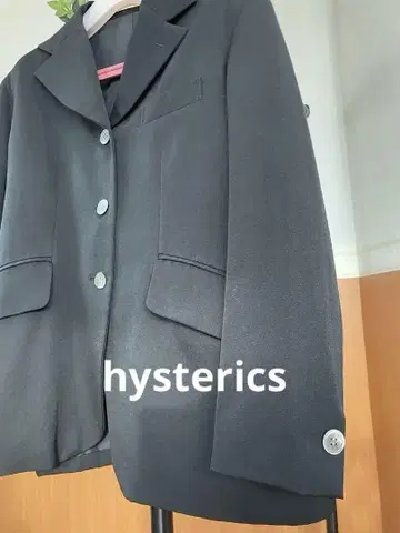 Hysterics A 라인 블랙 자켓