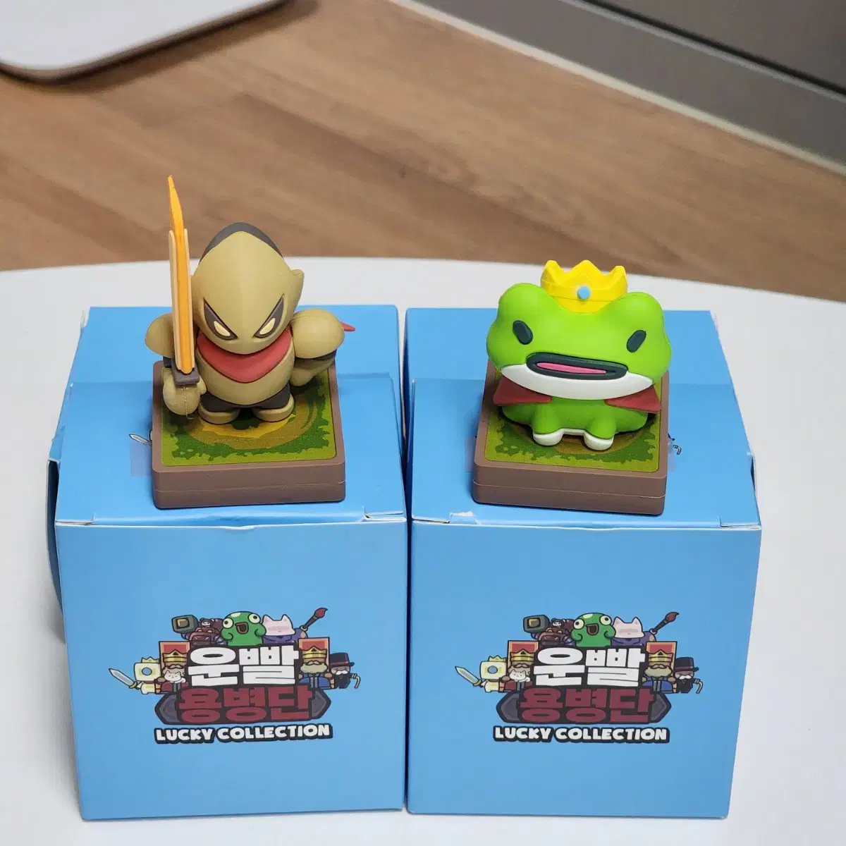 Selling Luck Zone Game merchandise figures and desk pads