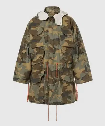 초레어 GREG LAUREN CAMO FISHTAIL 카모플라쥬 자켓