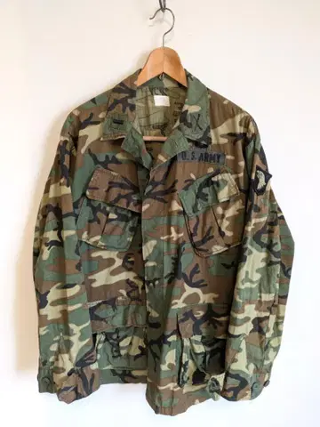 60's US ARMY 정글 퍼티그 자켓 립스탑 M