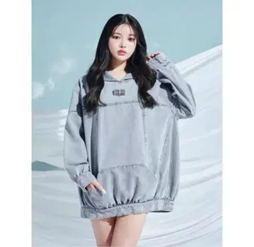Darich (다리치) DD 로고 데님 후드티