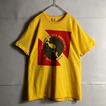 80s 90s Tee 반팔 T 싱글 스티치 스쿠버 다이빙 G418