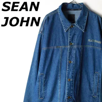 숀 존 SEAN JOHN 빅 사이즈 데님 자켓 XL