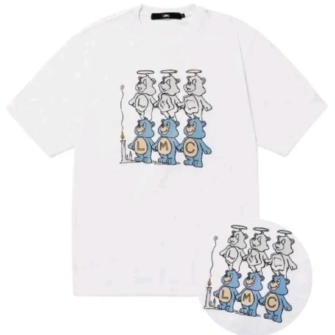LMC three bear lew short sleeve bear three tee