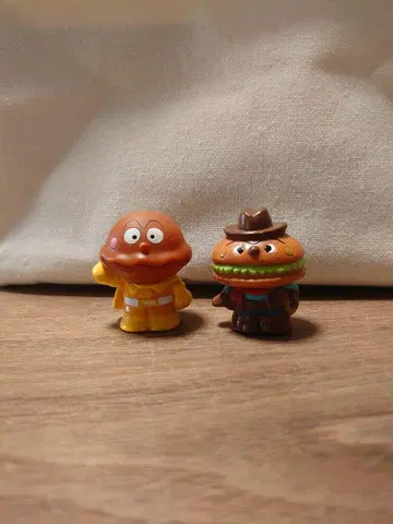 아츠마레 호빵맨 손가락 인형 카레빵맨 햄버거 키드 1996 레어